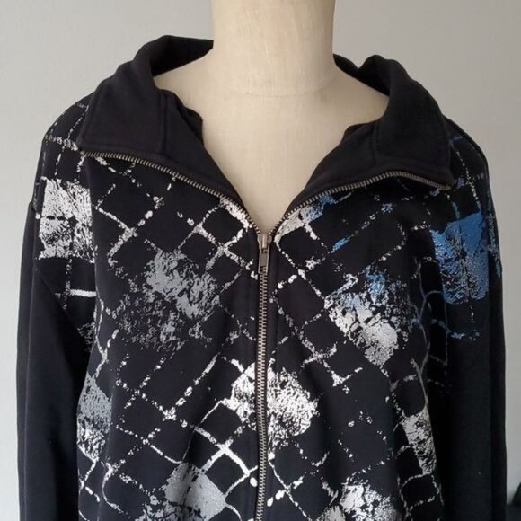 Chor Clothing Company CCC Sweatshirt Full Zip Up JACKET Black Men's XL - Picture 3 of 10